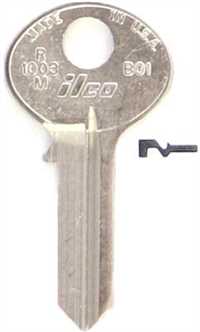 IBO1BR,Locks, Latches, Keys, Keying,Kaba Ilco Corp, 24685