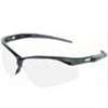Nemesis Black Rx 2.5 Safety Glasses Clear Lens